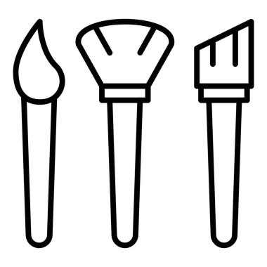 Vector Design Illustration Brushes Icon Style