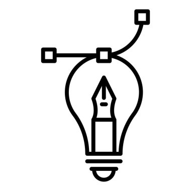 Vector Design Illustration Creative Process Icon Style