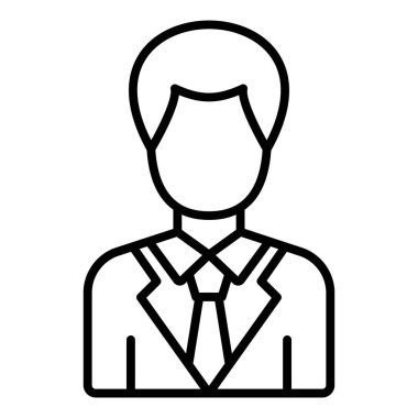 Vector Design Illustration Director Male Icon Style