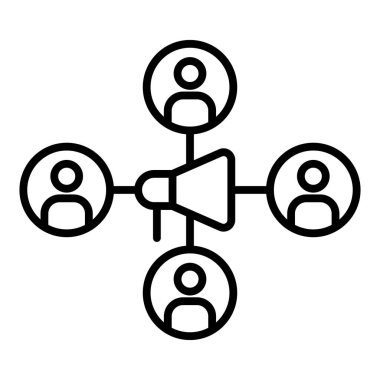 Vector Design Illustration Affiliate Marketing Icon Style