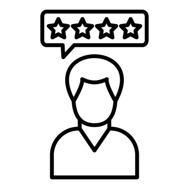 Vector Design Illustration Reviews Icon Style