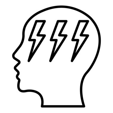 Vector Design Illustration Panic Atack Icon Style