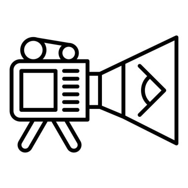 Vector Design Illustration Camera Angle Icon Style