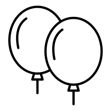 Vector Design Illustration Balloons Icon Style