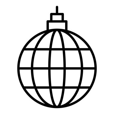 Vector Design Illustration Disco Ball Icon Style