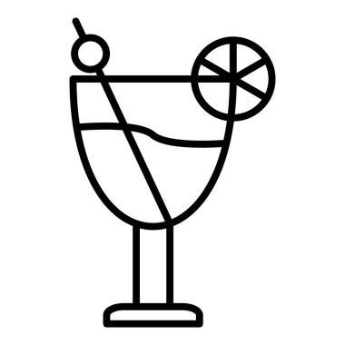 Vector Design Illustration Cocktails Icon Style