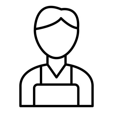 Vector Design Illustration Barista Icon Style