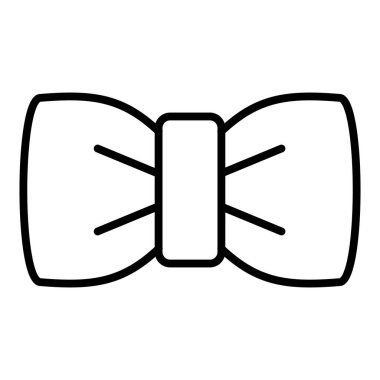 Vector Design Illustration Bow Tie Icon Style