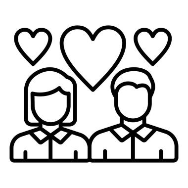 Vector Design Illustration Relationship Icon Style