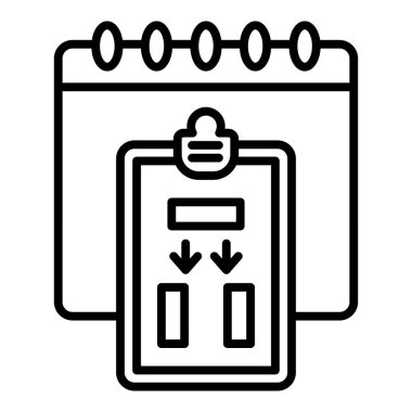 Vector Design Illustration Planning Icon Style