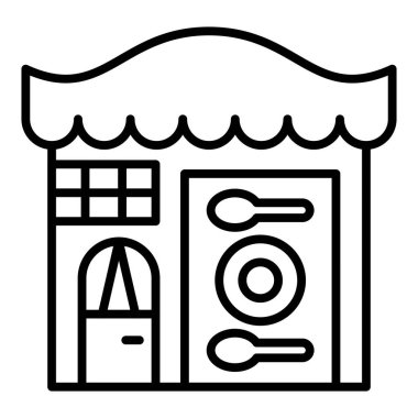 Vector Design Illustration Restaurant Icon Style