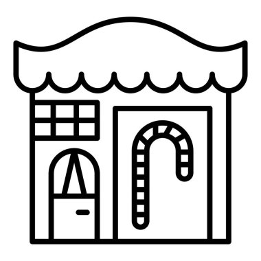 Vector Design Illustration Candy Shop Icon Style