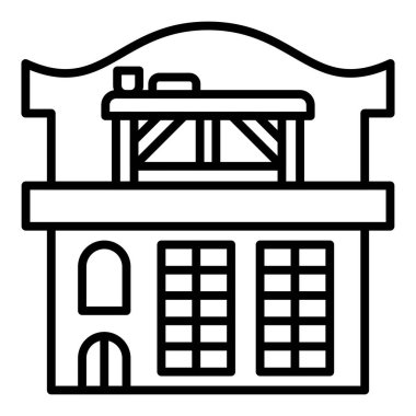 Vector Design Illustration Spa Center Icon Style