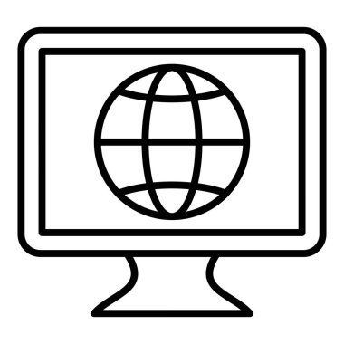 Vector Design Illustration Worldwide Icon Style