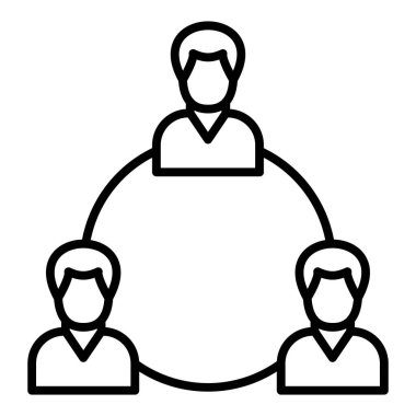 Vector Design Illustration Teamwork Icon Style