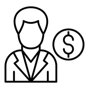 Vector Design Illustration Buyer Icon Style