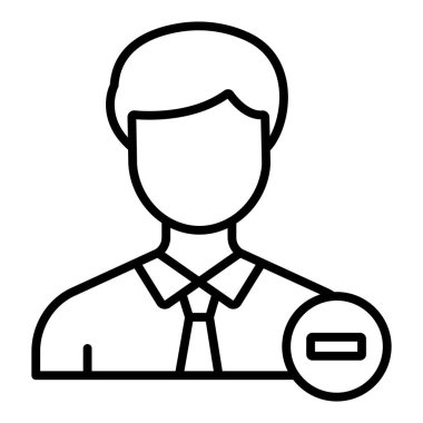 Vector Design Illustration Delete User Icon Style