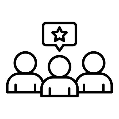 Vector Design Illustration Leader Icon Style