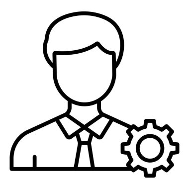 Vector Design Illustration Management Icon Style