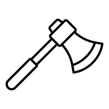 Vector Design Illustration Hatchet Icon Style