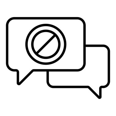 Vector Design Illustration Boycott Icon Style