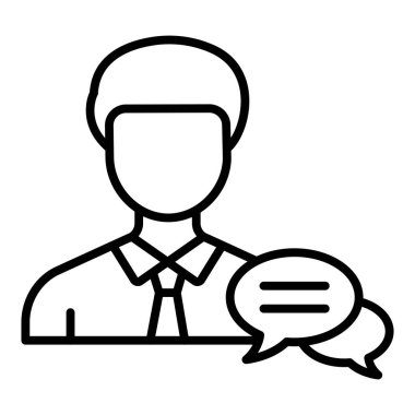 Vector Design Illustration Chanting Icon Style