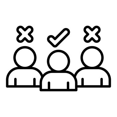 Vector Design Illustration Discrimination Icon Style