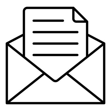 Vector Design Illustration Email Icon Style