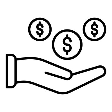 Vector Design Illustration Incoming Icon Style