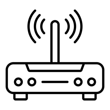 Vector Design Illustration Modem Icon Style