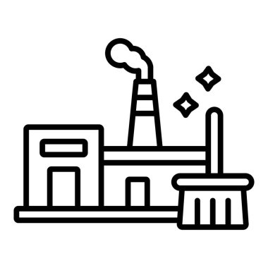 Vector Design Illustration Industrial Cleaning Icon Style