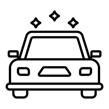 Vector Design Illustration Car Wash Icon Style