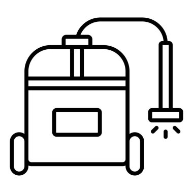 Vector Design Illustration High Pressure Washer Icon Style