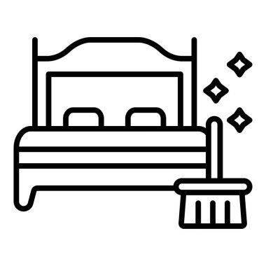 Vector Design Illustration Mattress Cleaning Icon Style