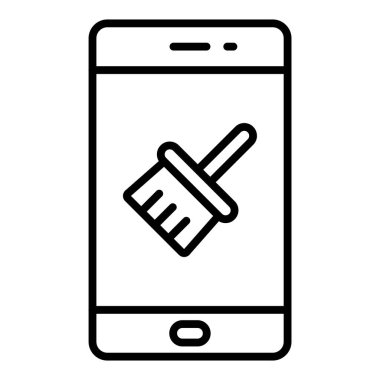 Vector Design Illustration Cleaner Mobile App Icon Style