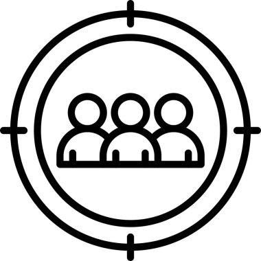 Vector Design Illustration Audience Icon Style