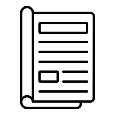 Vector Design Illustration Editorial Icon Style