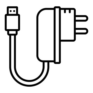Vector Design Illustration Charger Icon Style