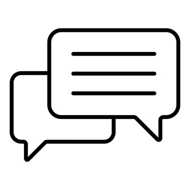 Vector Design Illustration Chat Icon Style
