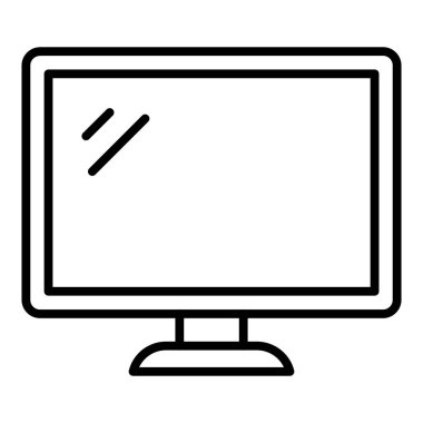 Vector Design Illustration Desktop Computer Icon Style
