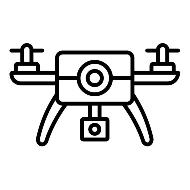 Vector Design Illustration Drone Icon Style