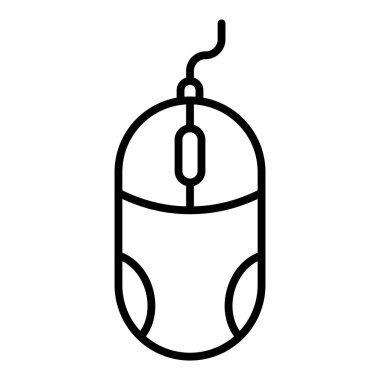 Vector Design Illustration Mouse Icon Style