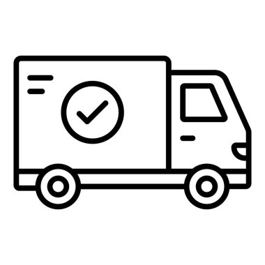 Vector Design Illustration Shipping Icon Style