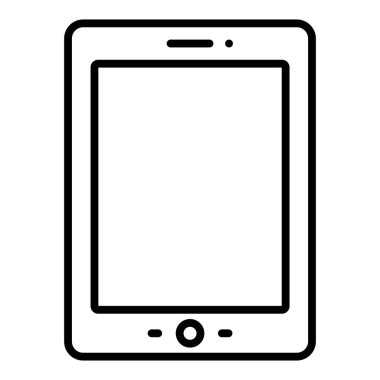 Vector Design Illustration Tablet Icon Style
