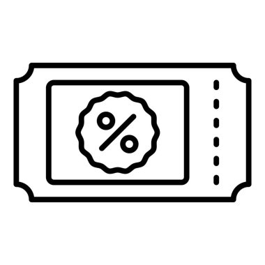 Vector Design Illustration Voucher Icon Style