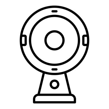 Vector Design Illustration Webcam Icon Style