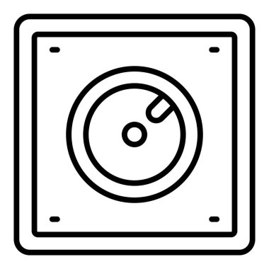 Vector Design Illustration Dimmer Switch Icon Style
