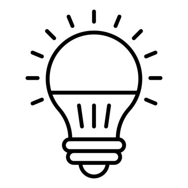 Vector Design Illustration Led Lamp Icon Style