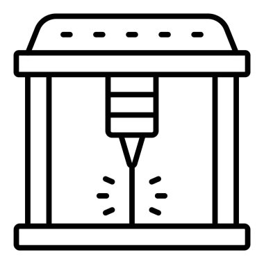 Vector Design Illustration Laser Icon Style