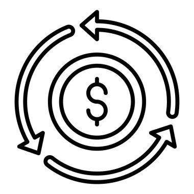 Vector Design Illustration Asset Turnover Icon Style